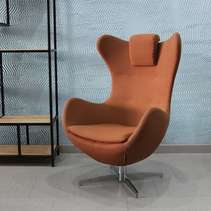 Swivel Armchair - Metal Legs - Leather / Velvet Upholstery