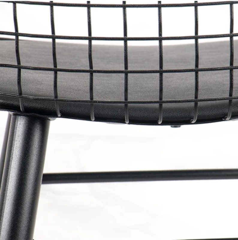 Chair Metal Chair with Wooden Legs and Armrests | Etsy