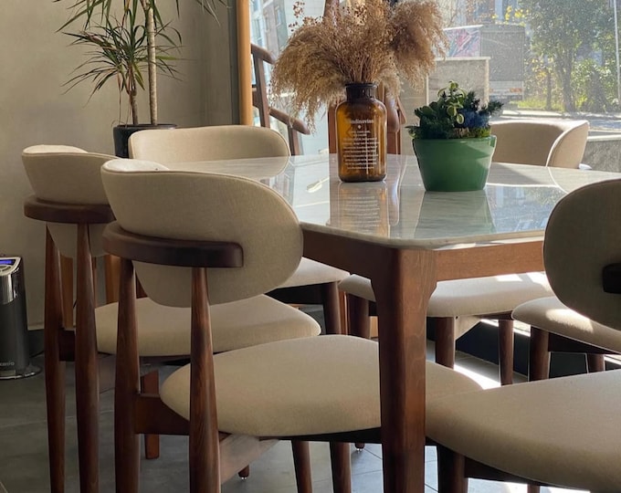 Dining Chair - Chair with Back - Wooden Dining Chair - Personalized Chairs - Modern Chairs for Living Room - Chairs for Dining Room