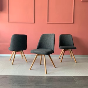 Stuhl - Esszimmerstuhl - Holzbeine - Stühle für Wohnzimmer - Stühle für Esszimmer