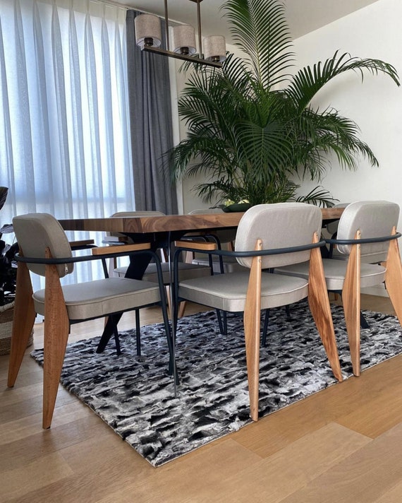 Extra Large Chair Metal Dining Chair Metal Chair Wooden Legs Metal