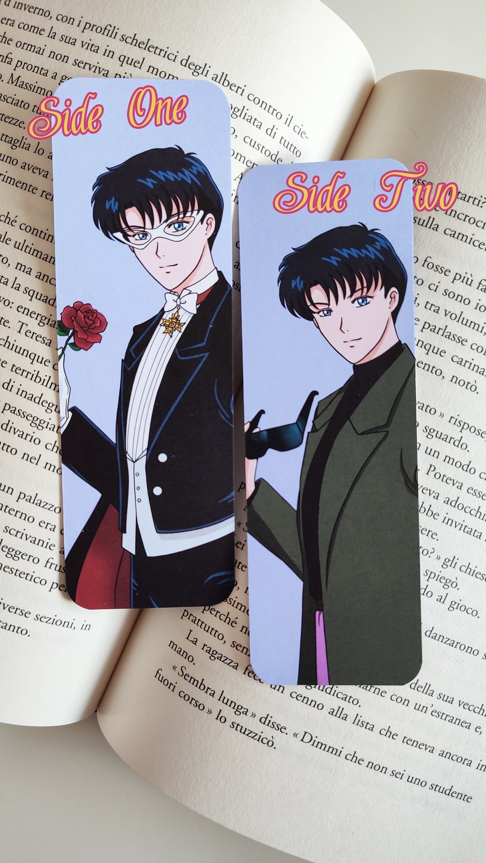 Sailor Moon Bookmark Tuxedo Kamen Tuxedo Mask Mamoru Chiba | Etsy México