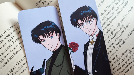 Sailor Moon Bookmark Tuxedo Kamen Tuxedo Mask Mamoru Chiba - Etsy