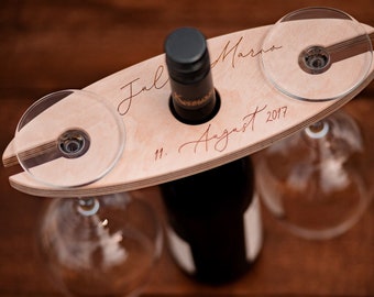 Wedding 2025 Wine Butler I Wedding Gift I Gift for Partner I Silver-Gold Wedding Anniversary I Birthday Gift
