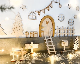 Gnome door l Gnome set 22 pieces l 22-piece Gnome set I Advent calendar for children I Gnome world I Gnome I Nissedor