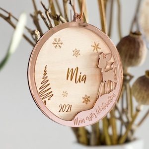 Christmas bauble My first Christmas I Personalized Christmas bauble Christmas tree bauble personalized I Christmas tree decoration