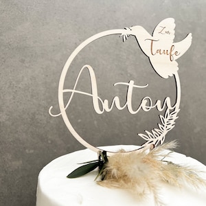 Cake Topper Baptism I Communion I Confirmation I Faith I Cake Topper Name I Cake Topper I Caketopper Name