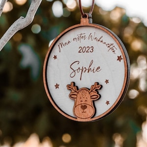 Christmas bauble My first Christmas I Personalized Christmas bauble Christmas tree bauble personalized I Christmas tree decoration