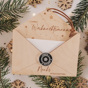 Weihnachtsbrief I Wunschzettel I Wunschliste I Santa Clause I Brief Weihnachtsmann Christkind