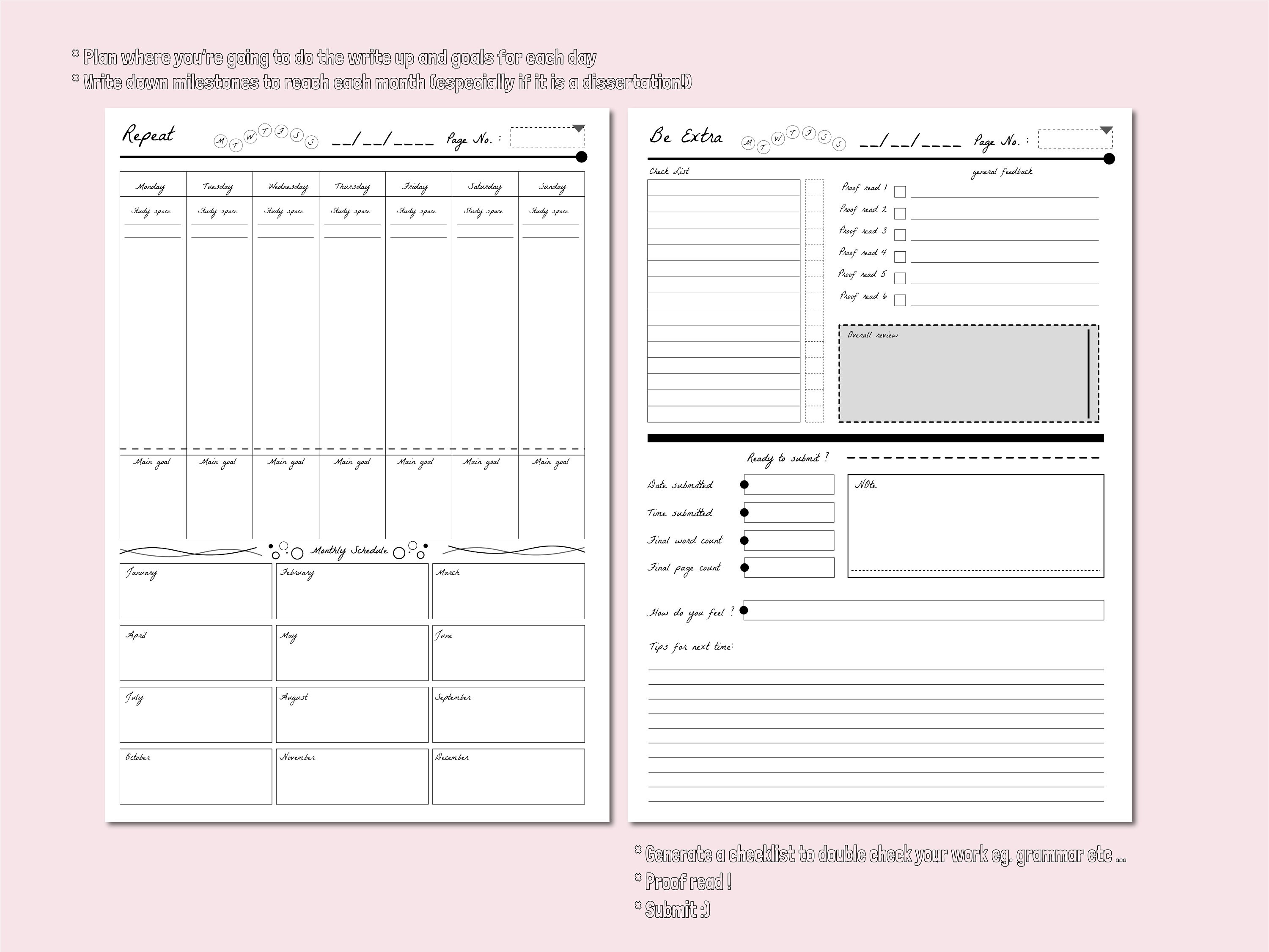 dissertation write up