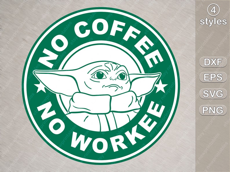 Download Baby Yoda Coffee Svg