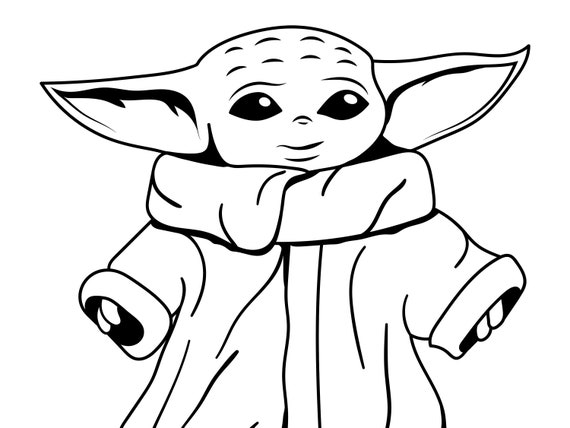 Download Baby Yoda Svg Free for Cricut, Silhouette ...