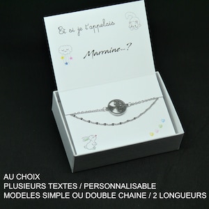 Demande marraine originale/future marraine/cadeau marraine/promue marraine/cadeau marraine personnalisable/demande marraine personnalisable