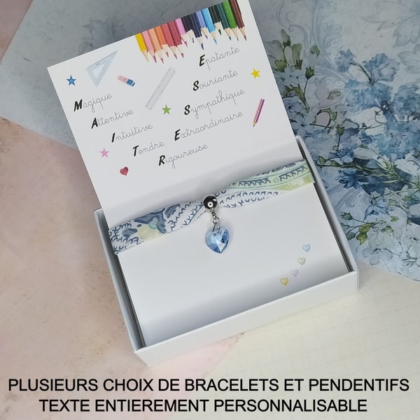 Lehrergeschenk/Danke Lehrer/Geschenk zum Ende des Schuljahres/Tagesmutter/personalisiertes Lehrergeschenk/personalisiertes Atsem-Geschenk