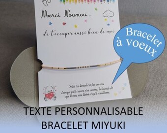 Cadeau nounou/merci nounou/cadeau fin d'année scolaire/assistante maternelle/cadeau nounou personnalisé/anniversaire nounou