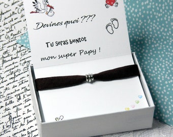 Annonce grossesse/annonce papy/futur papy/promu papy/cadeau papy/annonce papy personnalisable