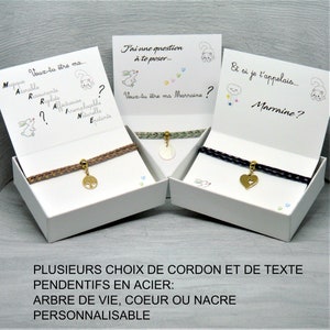 annonce marraine originale/future marraine/cadeau marraine/promue marraine/cadeau marraine personnalisable/demande marraine