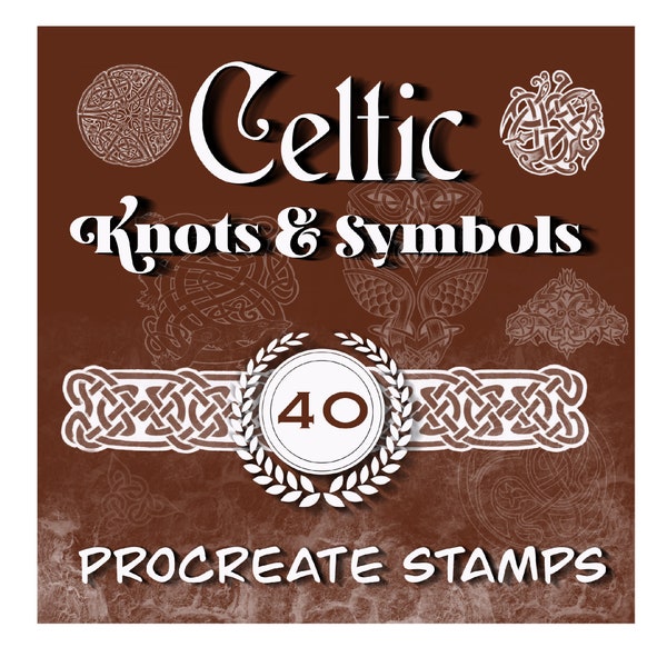 Procreate Celtic Knots tattoo , Procreate Celtic Stamps, Celtic Knots, Tattoo kit for procreate, Celtic Tattoo Kit, Tattoo Stamps