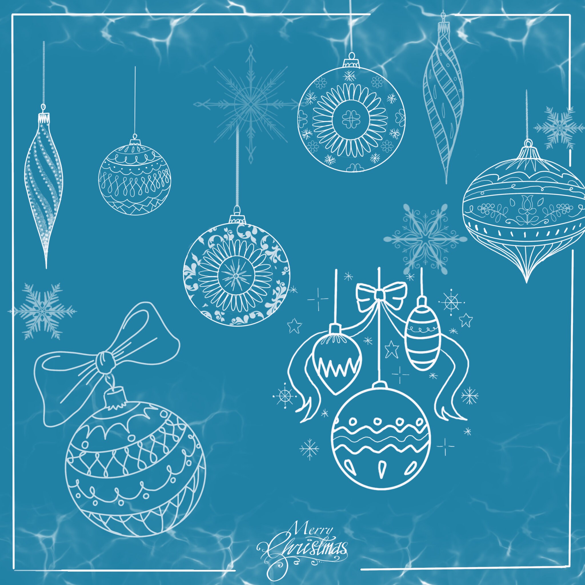 Christmas Procreate Brushes Stamps Template Procreate - Etsy