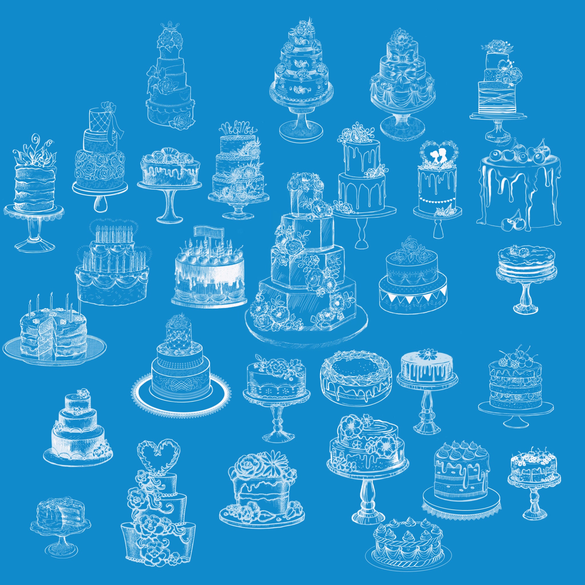 Procreate Cupcake Brushes Dessert Brushes Cake Brushes Etsy