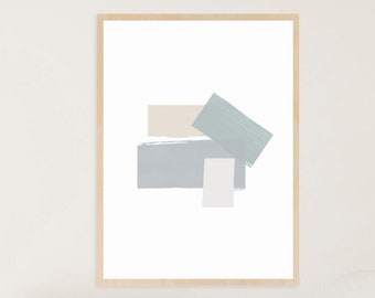 Minimalist Art Print in Earth Tone Neutrals | Printable Art to Create a Welcoming Space in Your Home or Office! Instant Download