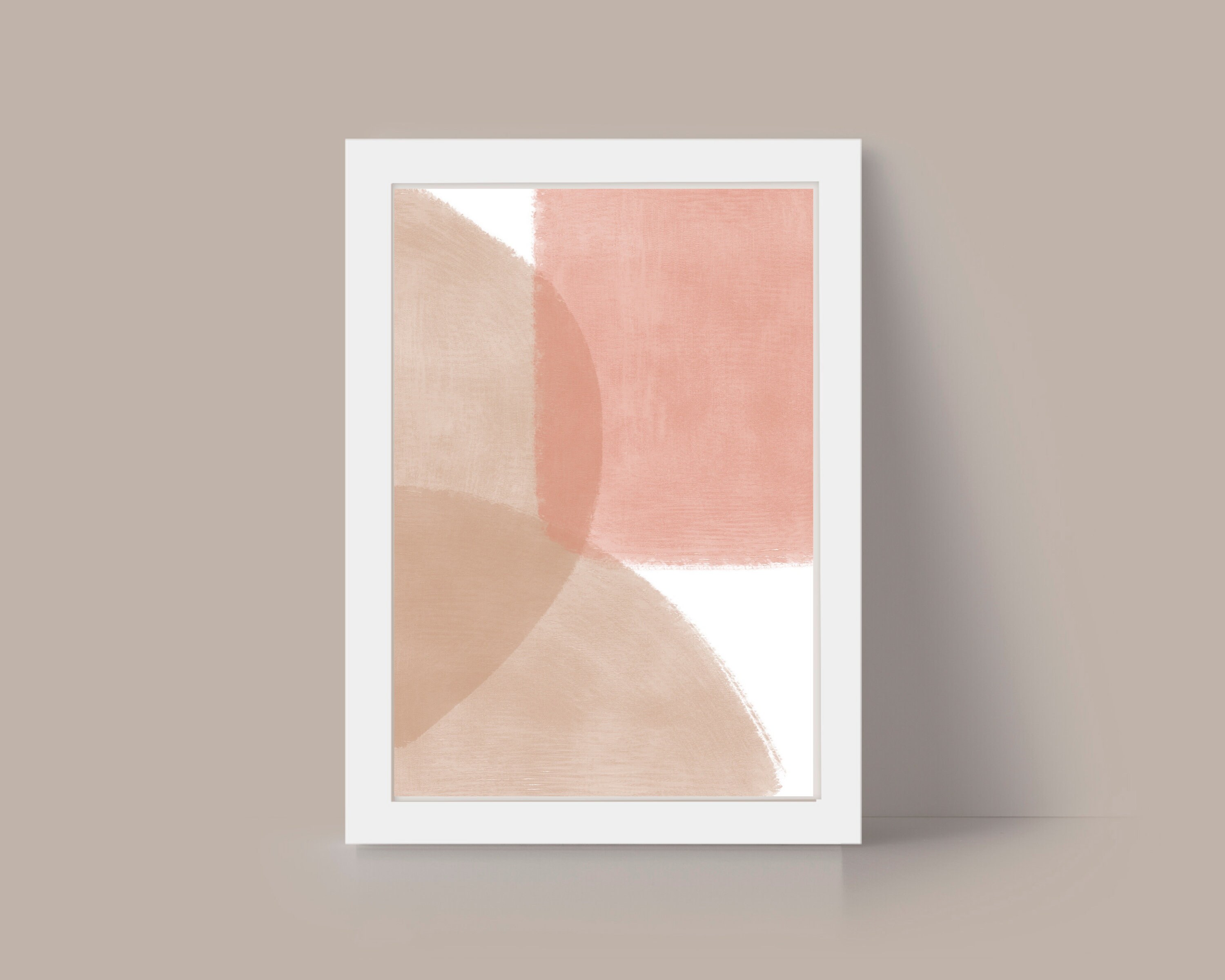 Earth Tone Abstract Art Print, Modern Home Decor, Printable Wall Art ...