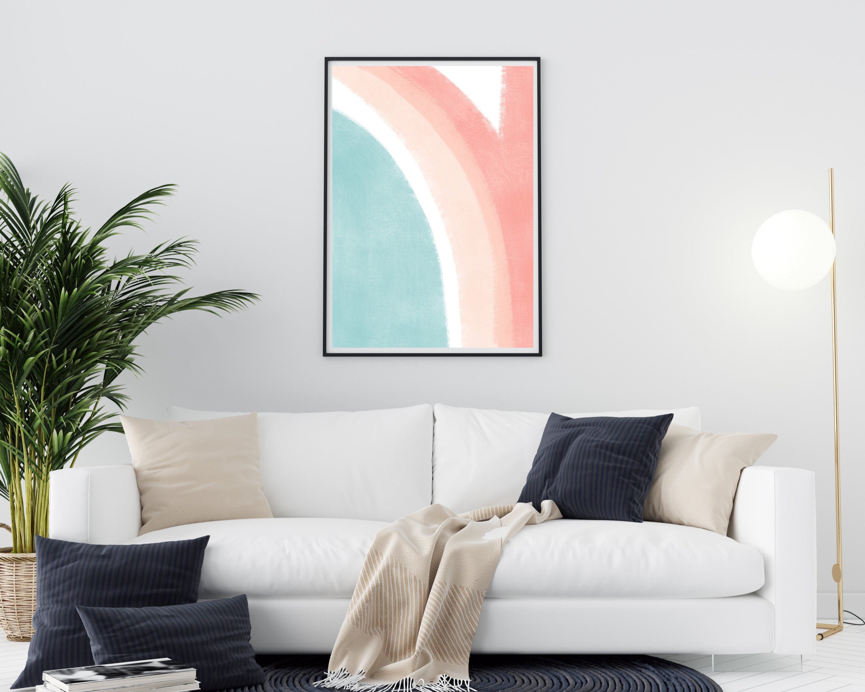 Coral And Teal Printables