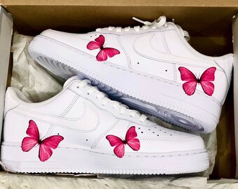 Pink Nike Shoes - Etsy