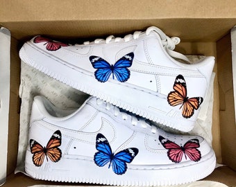 custom butterfly sneakers