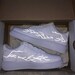 3M Reflective lightening vinyl patch for Nike Air Force 1 Custom Made reflective shoes - custom nikes reflective shoes personalized shoes 