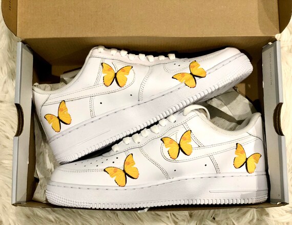 yellow butterfly air force 1