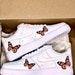 Butterfly Monarch 3M Heat Transfer DECAL ONLY Stickers - Nike Air Force 1 custom orange heat transfer - custom shoes vans nikes butterfly 