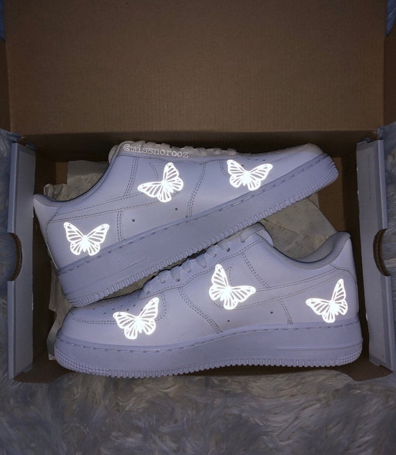 nike air force butterfly stickers
