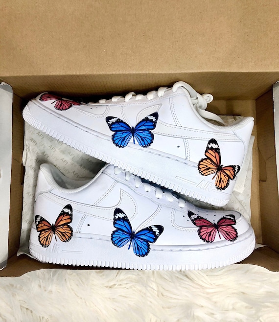 nike air force butterfly stickers