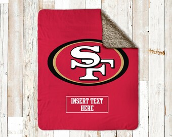 49ers Blanket Etsy