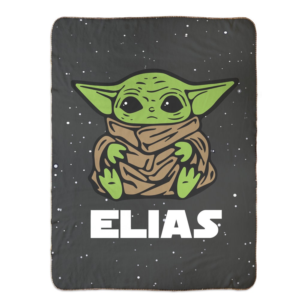 Personalized Baby Yoda Bedding Baby Yoda Gift Star Wars Etsy