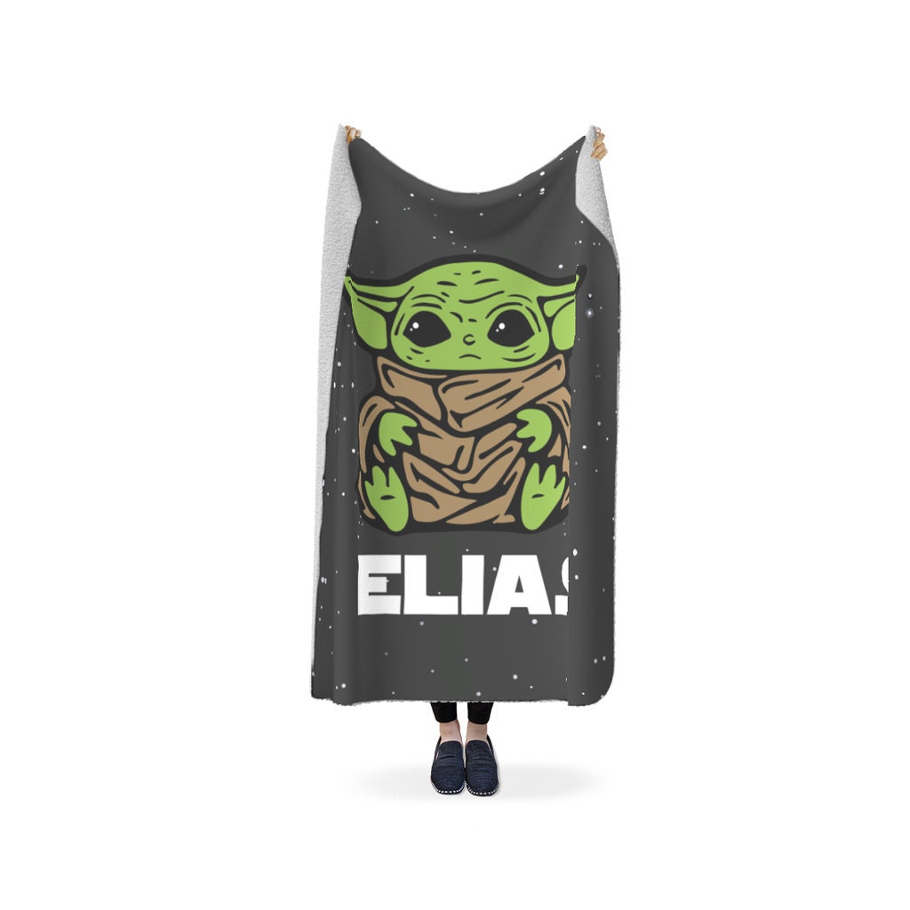 Personalized Baby Yoda Bedding Baby Yoda Gift Star Wars Etsy