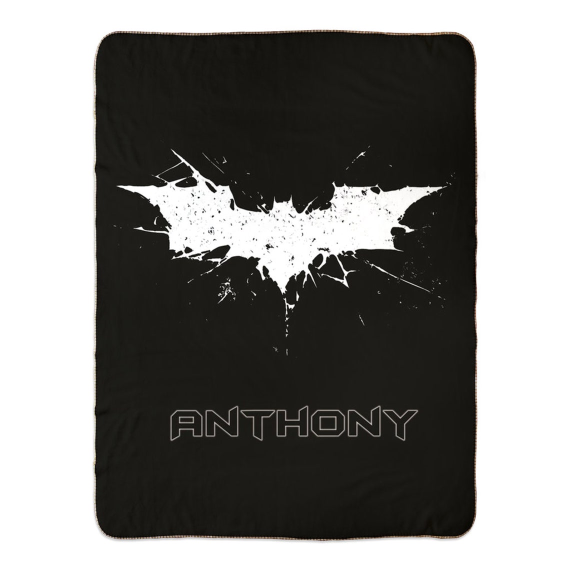 Personalized Batman Blanket Batman Bedding Gifts for Kids Etsy