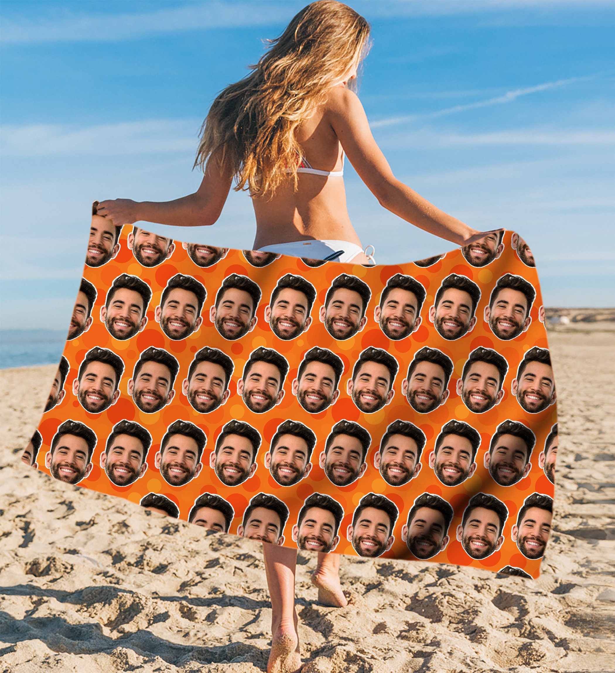  Toallas de playa personalizadas con nombres para adultos, 31 x  71 pulgadas, toallas de playa personalizadas de microfibra, piscina,  natación, viajes, grandes, suaves, diseño de nombre, regalo para hombres y  mujeres 