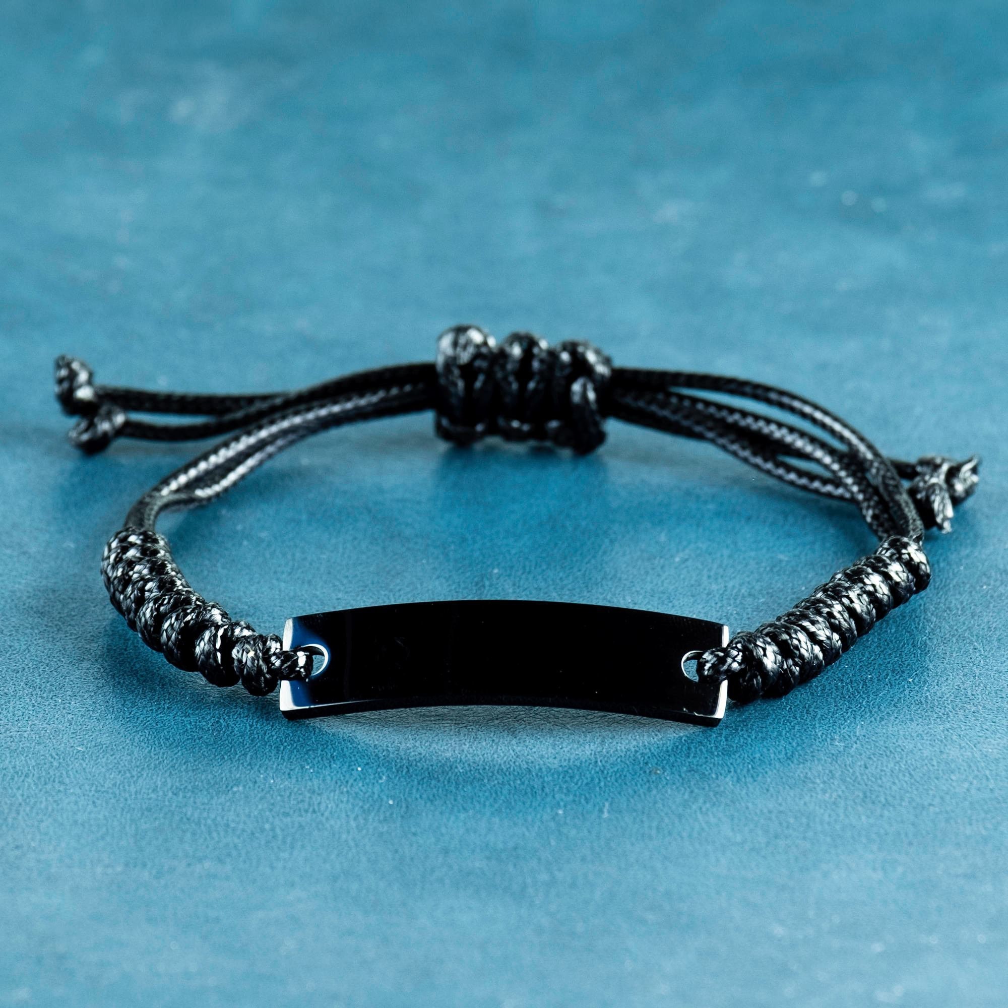 Personalized Baptism Bracelet Gift, Left It in the Water Baptized Rope ...
