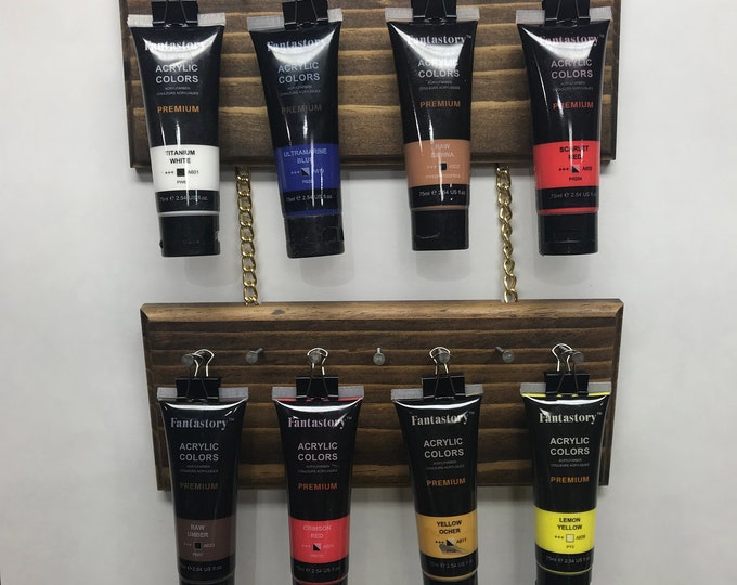 Paint Tube Holder two Tiers Paint Holder Paint Tube Rack Etsy