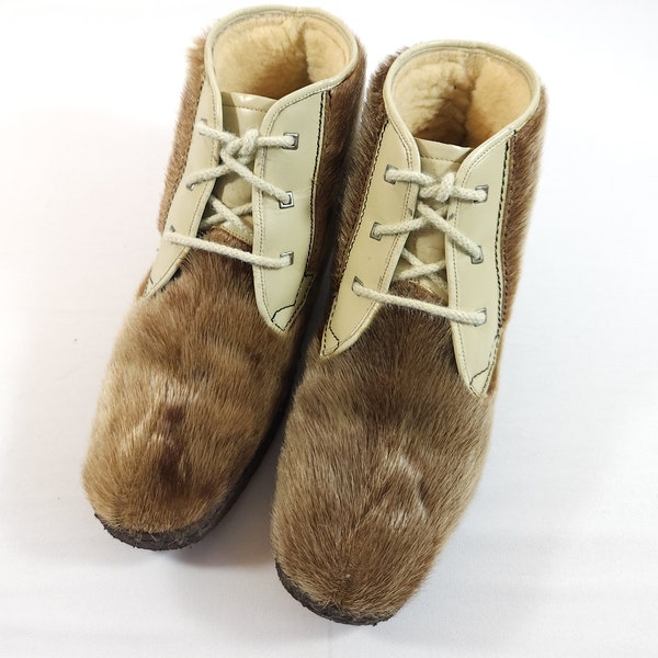 shearling ankle boots