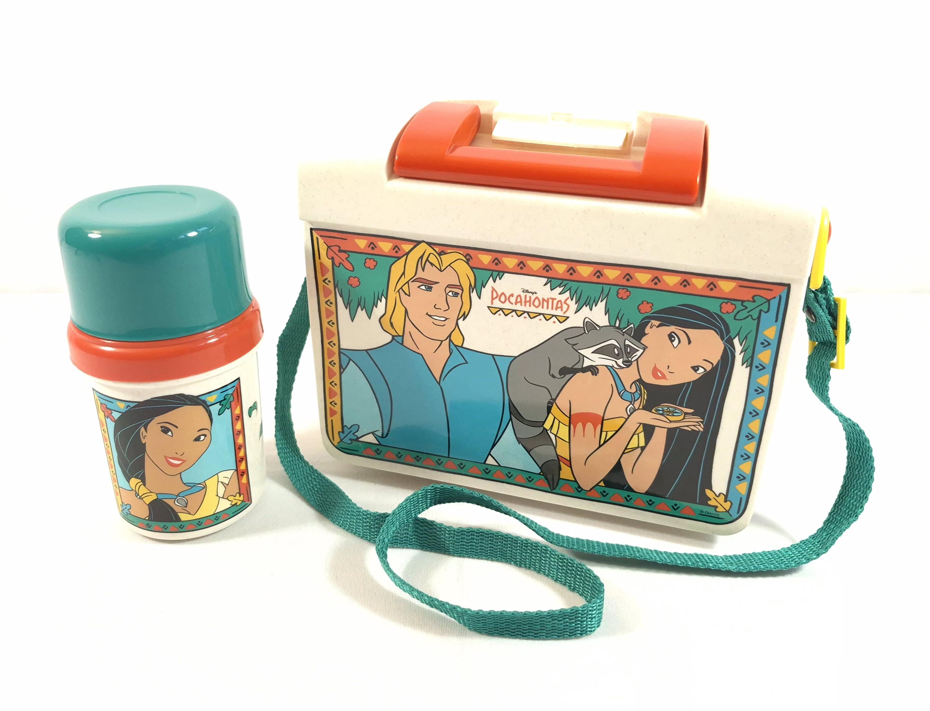 1990s Disney Pocahontas Lunch Box With Strap and Bottle, VGC! - Etsy