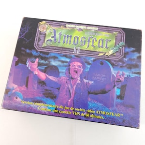 1993 ATMOSFEAR II 2 VHS Board Game Expansion Baron Samedi Zombie French Complete