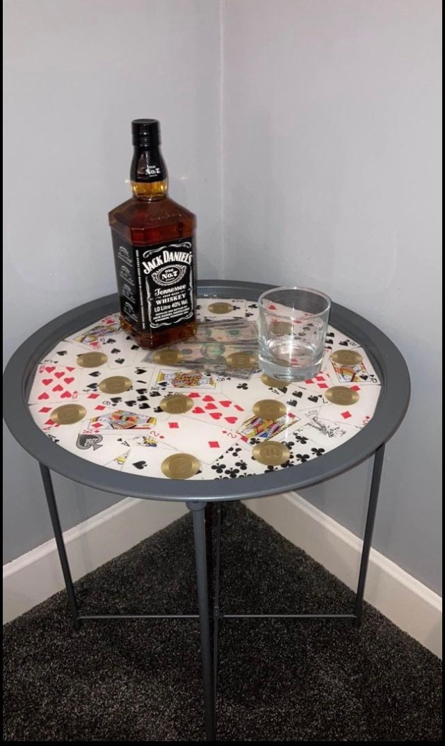 Epoxy Resin Poker Table Etsy