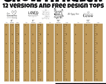 Growth Chart Svg Etsy