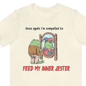 Jester meme shirt, Hand drawn frog meme shirt, Offensive shirt, Funny quote shirt, Black humour shirt, 90s Kidcore shirt, Weirdly specific