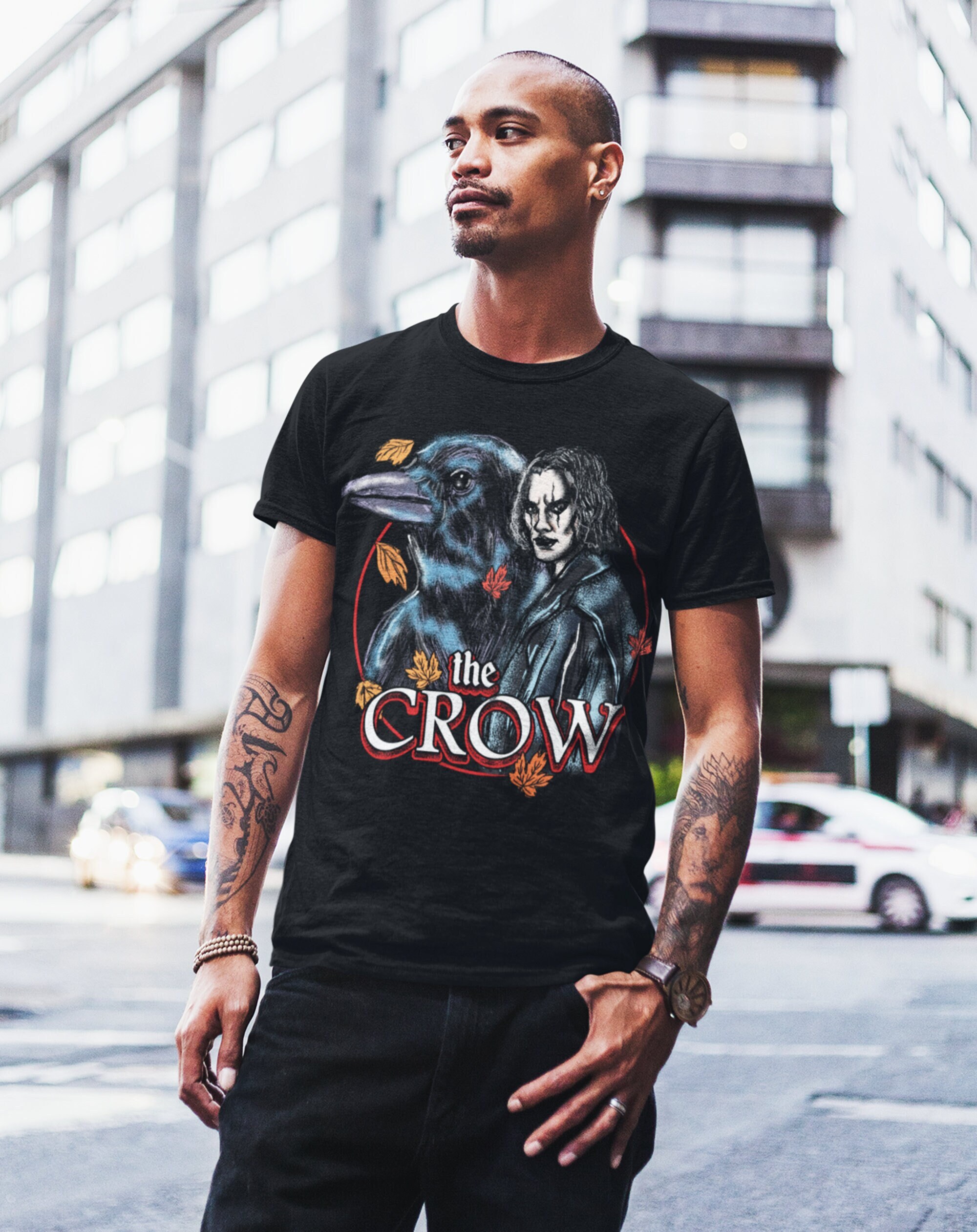 The Crow Shirt Gothic Horror Shirt the 