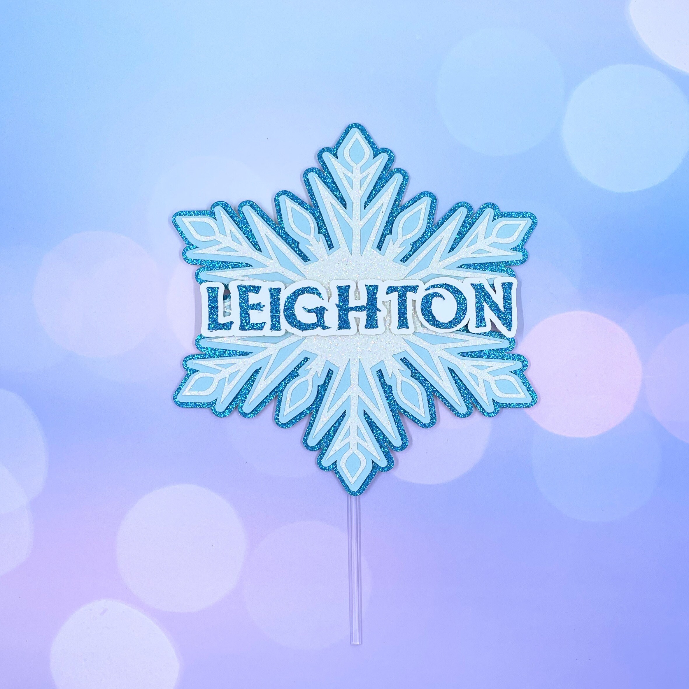 Frozen Snowflake SVG File for Cake Topper | Snowflake Svg Design for ...