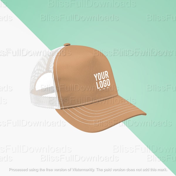 Customizable Sports Cap Mockup with Dynamic Background Colors - Baseball, Basketball, Football Hat Template - DIY Digital Download Mockup